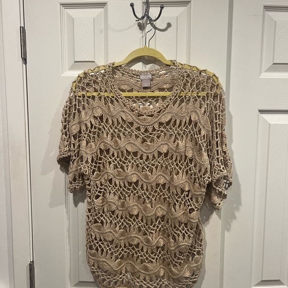 Chico's Tops - Chicos brand crocheted top